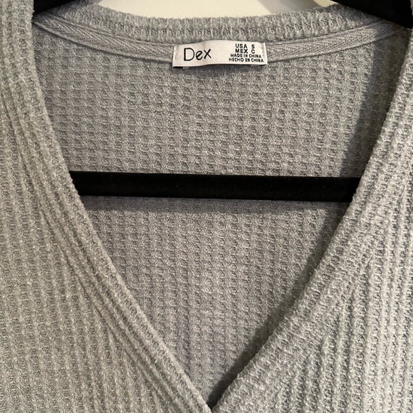 Dex Waffle Button Top - Picture 2 of 3